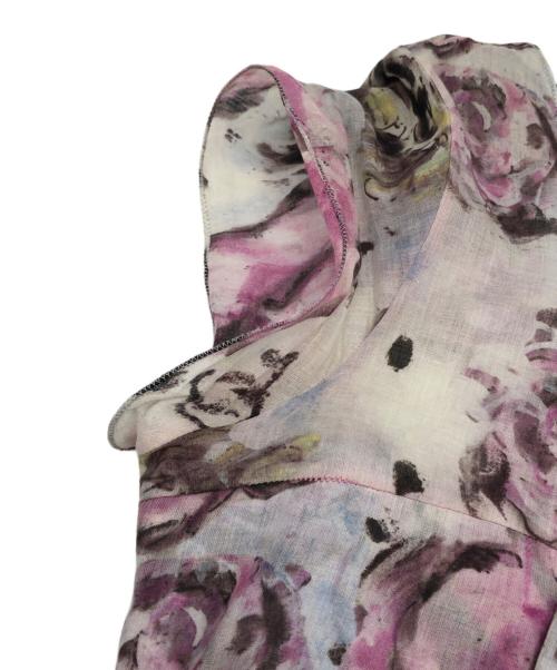 CHANEL（シャネル）CHANEL (シャネル) カメリアプリントワンピース ピンク サイズ:36の古着・服飾アイテム
