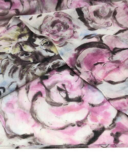 CHANEL（シャネル）CHANEL (シャネル) カメリアプリントワンピース ピンク サイズ:36の古着・服飾アイテム