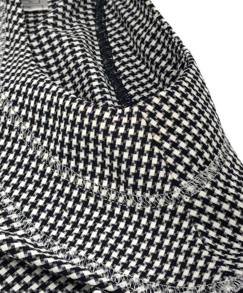CHANEL（シャネル）CHANEL (シャネル) ハウンドトゥースココマークチュニック グレー サイズ:36の古着・服飾アイテム