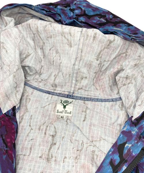 South2 West8（サウスツー ウエストエイト）south2 west8 (サウスツー ウエストエイト) Hunting Hoody ブルー サイズ:XLの古着・服飾アイテム