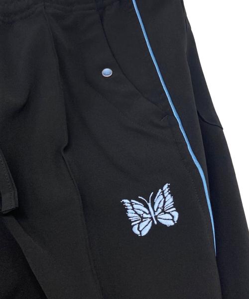 Needles（ニードルズ）Needles (ニードルズ) Piping Cowboy Pant ブラック×ブルー サイズ:Mの古着・服飾アイテム