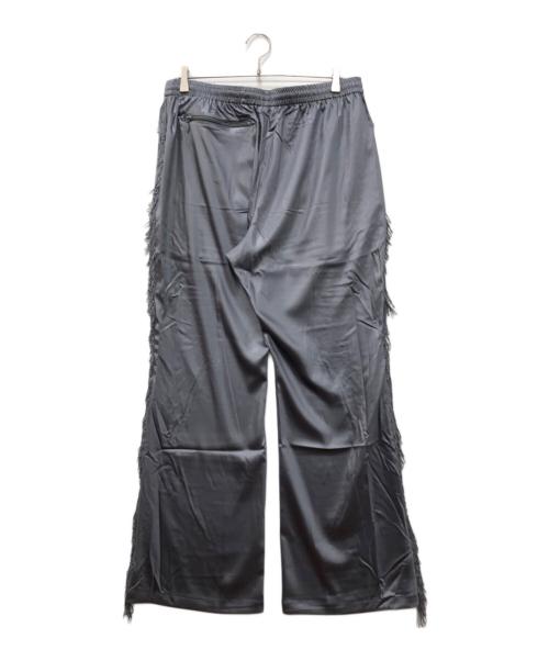 Needles（ニードルズ）Needles (ニードルズ) FRINGE BOOT-CUT TRACK PANT グレー サイズ:Lの古着・服飾アイテム