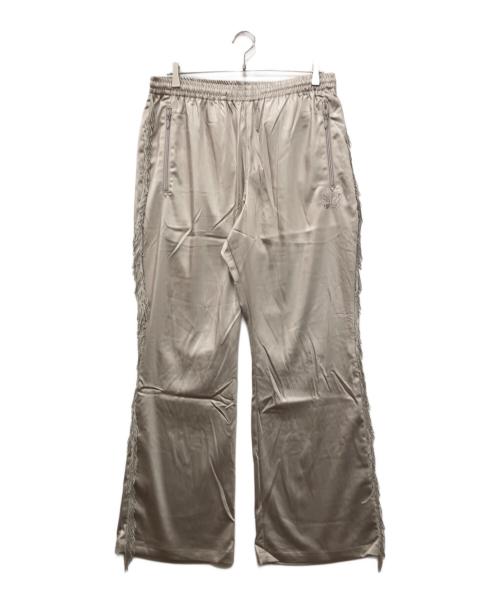 Needles（ニードルズ）Needles (ニードルズ) FRINGE BOOT-CUT TRACK PANT グレー サイズ:Lの古着・服飾アイテム