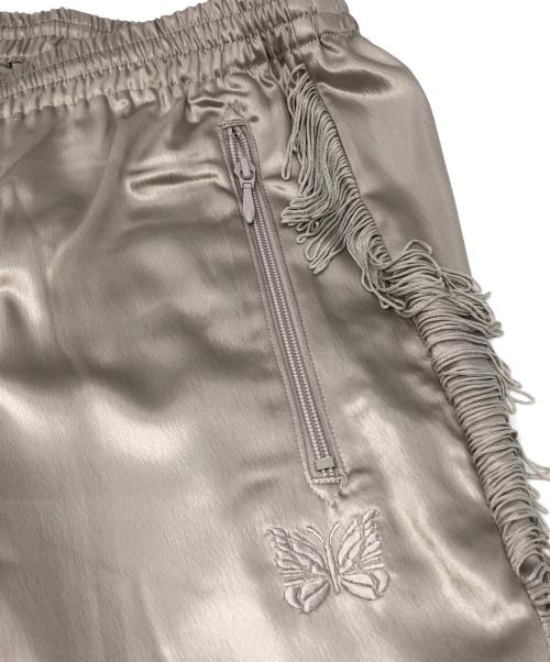 Needles（ニードルズ）Needles (ニードルズ) FRINGE BOOT-CUT TRACK PANT グレー サイズ:Lの古着・服飾アイテム