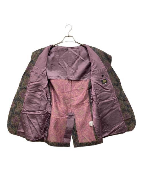 Needles（ニードルズ）Needles (ニードルズ) 2B JACKET グレー×パープル サイズ:Sの古着・服飾アイテム