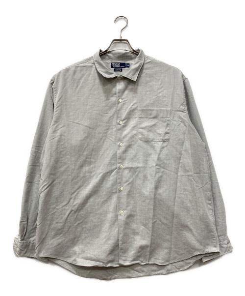 POLO RALPH LAUREN（ポロ・ラルフローレン）POLO RALPH LAUREN (ポロ・ラルフローレン) BONNARD コットンシャツ グレー サイズ:XXLの古着・服飾アイテム