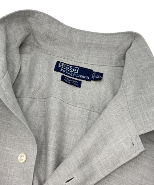 POLO RALPH LAUREN（ポロ・ラルフローレン）POLO RALPH LAUREN (ポロ・ラルフローレン) BONNARD コットンシャツ グレー サイズ:XXLの古着・服飾アイテム