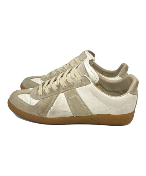 Maison Margiela（メゾンマルジェラ）Maison Margiela (メゾンマルジェラ) レプリカ ジャーマントレーナー ベージュ サイズ:36の古着・服飾アイテム