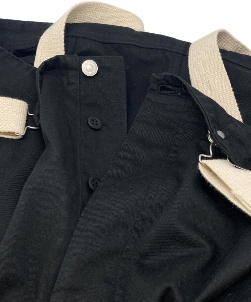 nest Robe（ネストローブ）nest Robe (ネストローブ) オーバーオール ブラック サイズ:Fの古着・服飾アイテム