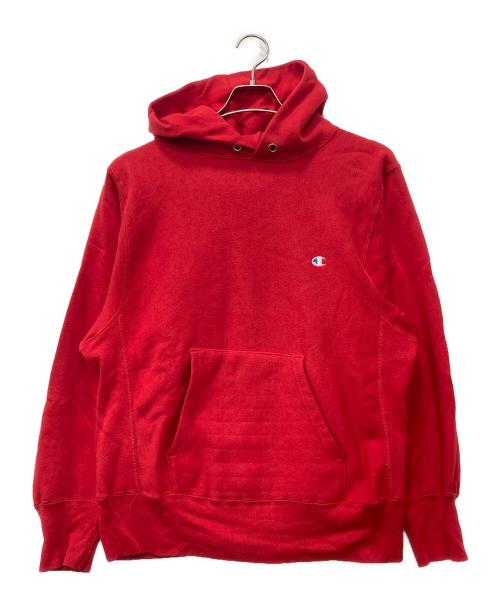 Champion（チャンピオン）Champion (チャンピオン) 80’S リバースウィーブプルオーバーパーカー レッド サイズ:Mの古着・服飾アイテム