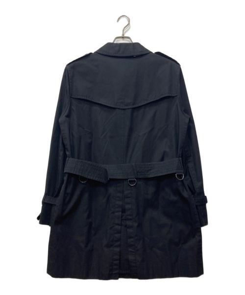 BURBERRY LONDON（バーバリーロンドン）BURBERRY LONDON (バーバリーロンドン) ノヴァチェックライナーシングルトレンチコート ブラック サイズ:Lの古着・服飾アイテム