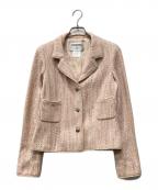 CHANELシャネル）の古着「05C ココボタンツイードジャケット」｜ピンク