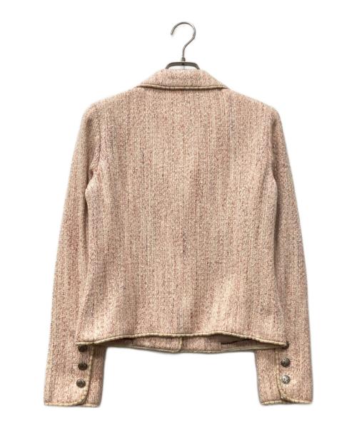 CHANEL（シャネル）CHANEL (シャネル) 05C ココボタンツイードジャケット ピンク サイズ:36の古着・服飾アイテム