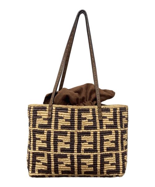 FENDI（フェンディ）FENDI (フェンディ) ロールスモール トートバッグ ベージュ サイズ:下記参照の古着・服飾アイテム
