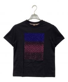 BOSS（ボス）の古着「ロゴ エンベリッシュド クルーネック Tシャツ」｜ブラック