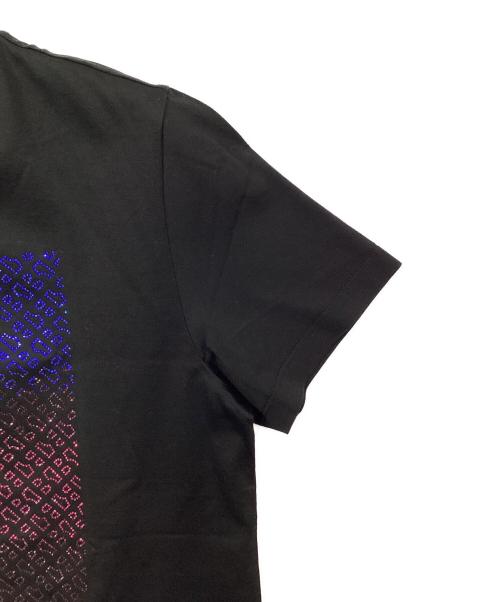 BOSS（ボス）BOSS (ボス) ロゴ エンベリッシュド クルーネック Tシャツ ブラック サイズ:SIZE Sの古着・服飾アイテム