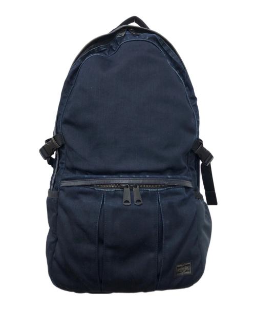 PORTER（ポーター）PORTER (ポーター) air weave (エアウィーヴ) デニムライクデイパック ネイビー サイズ:下記参照の古着・服飾アイテム