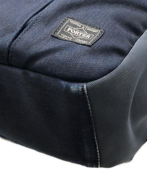 PORTER（ポーター）PORTER (ポーター) air weave (エアウィーヴ) デニムライクデイパック ネイビー サイズ:下記参照の古着・服飾アイテム