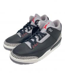 NIKE（ナイキ）の古着「Air Jordan 3 Retro "Black Cement"」｜ブラック×グレー