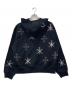unkown (アンノウン) SUPPLIER (サプライヤー) ダガークロスラインスストーンジップパーカー ブラック サイズ:L 未使用品：15000円