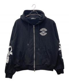 中古・古着通販】MOBB (モブ) パーカー ブラック サイズ:XL｜ブランド