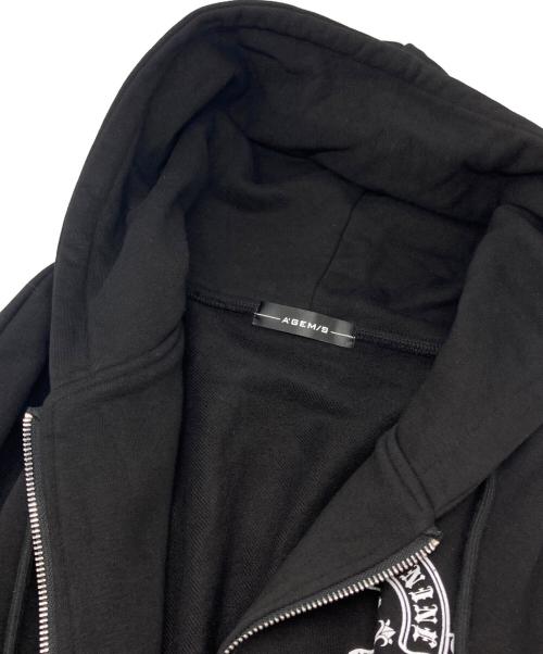 A'gem（エージェム）A'gem (エージェム) ジップパーカー ブラック サイズ:FREEの古着・服飾アイテム