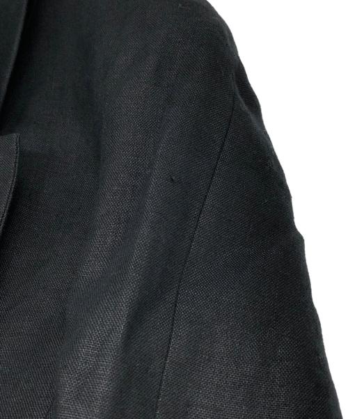 CHANEL（シャネル）CHANEL (シャネル) リネンココマークボタンセットアップ ブラック サイズ:36の古着・服飾アイテム