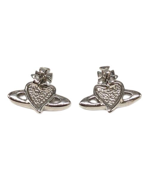 Vivienne Westwood（ヴィヴィアンウエストウッド）Vivienne Westwood (ヴィヴィアンウエストウッド) DIAMANTE HEART ピアス シルバー サイズ:下記参照の古着・服飾アイテム