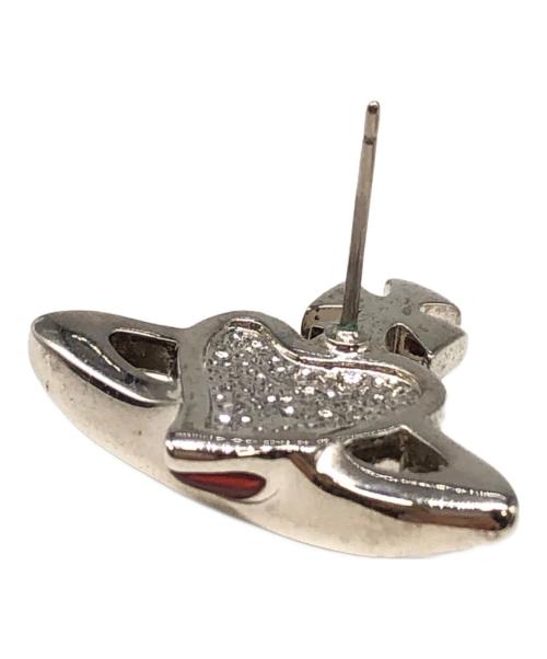Vivienne Westwood（ヴィヴィアンウエストウッド）Vivienne Westwood (ヴィヴィアンウエストウッド) DIAMANTE HEART ピアス シルバー サイズ:下記参照の古着・服飾アイテム