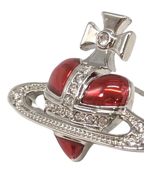 Vivienne Westwood（ヴィヴィアンウエストウッド）Vivienne Westwood (ヴィヴィアンウエストウッド) DIAMANTE HEART ピアス シルバー サイズ:下記参照の古着・服飾アイテム