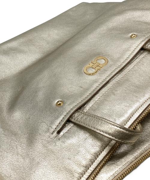 Salvatore Ferragamo（サルヴァトーレ フェラガモ）Salvatore Ferragamo (サルヴァトーレ フェラガモ) 2WAYショルダーバッグ シャンパンゴールド サイズ:下記参照の古着・服飾アイテム