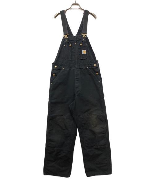 CarHartt（カーハート）CarHartt (カーハート) ダブルニーオーバーオール ブラック サイズ:W34の古着・服飾アイテム