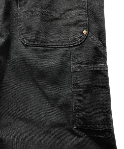 CarHartt（カーハート）CarHartt (カーハート) ダブルニーオーバーオール ブラック サイズ:W34の古着・服飾アイテム