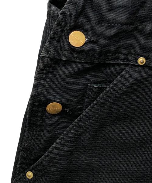 CarHartt（カーハート）CarHartt (カーハート) ダブルニーオーバーオール ブラック サイズ:W34の古着・服飾アイテム