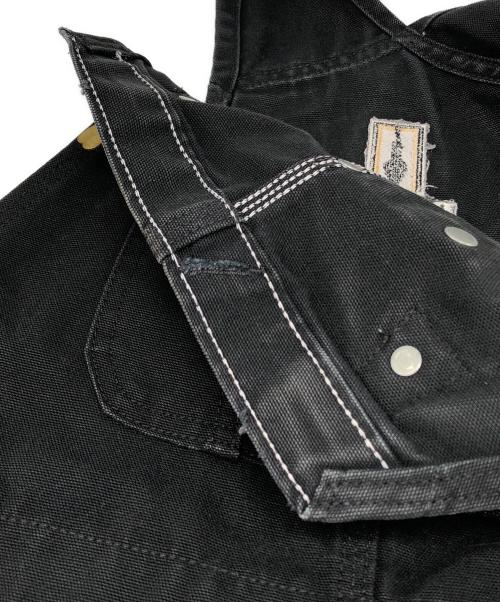 CarHartt（カーハート）CarHartt (カーハート) ダブルニーオーバーオール ブラック サイズ:W34の古着・服飾アイテム
