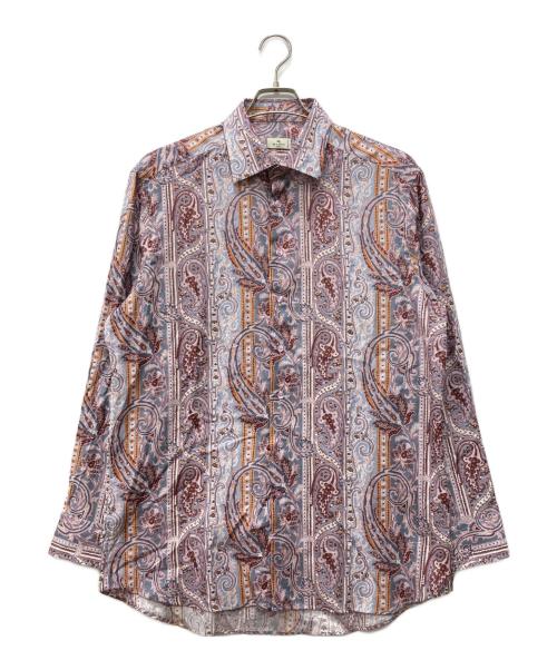 ETRO（エトロ）ETRO (エトロ) ペイズリー柄シャツ ピンク サイズ:43の古着・服飾アイテム