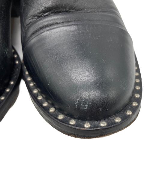 JIMMY CHOO（ジミーチュウ）JIMMY CHOO (ジミーチュウ) Baxter Leather Ankle Boots ブラック サイズ:35 1/2の古着・服飾アイテム