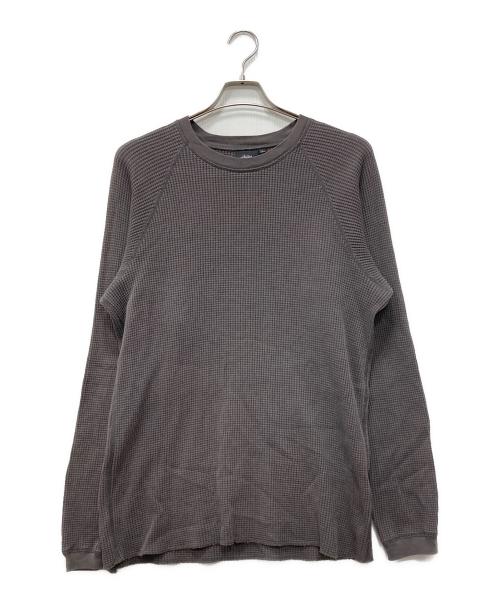 stussy（ステューシー）stussy (ステューシー) MANTRA RAGLAN THERMAL グレー サイズ:Lの古着・服飾アイテム