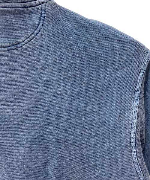 stussy（ステューシー）stussy (ステューシー) WEAR ZIP HOODIE PIGMENT DYED ブルー サイズ:Lの古着・服飾アイテム