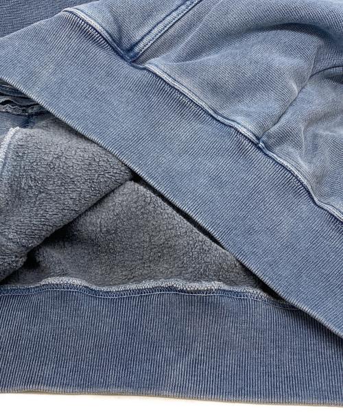 stussy（ステューシー）stussy (ステューシー) WEAR ZIP HOODIE PIGMENT DYED ブルー サイズ:Lの古着・服飾アイテム