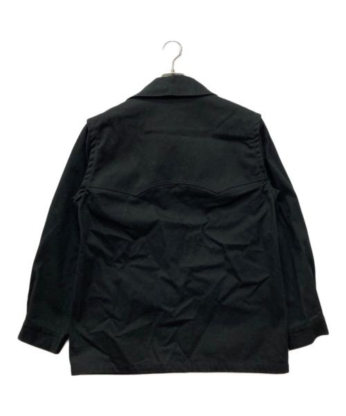 Le Sans Pareil（ル サン パレイユ）LE SANS PAREIL (ル サン パレイユ) COTTON CANVAS RAILROAD JACKET ブラック サイズ:40の古着・服飾アイテム