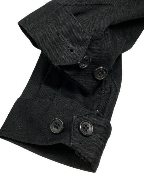 Le Sans Pareil（ル サン パレイユ）LE SANS PAREIL (ル サン パレイユ) COTTON CANVAS RAILROAD JACKET ブラック サイズ:40の古着・服飾アイテム