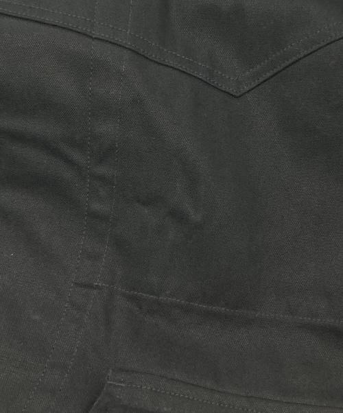 Le Sans Pareil（ル サン パレイユ）LE SANS PAREIL (ル サン パレイユ) COTTON CANVAS RAILROAD JACKET ブラック サイズ:40の古着・服飾アイテム