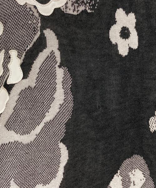 CHANEL（シャネル）CHANEL (シャネル) フラワーフリンジドレス ブラック サイズ:38の古着・服飾アイテム