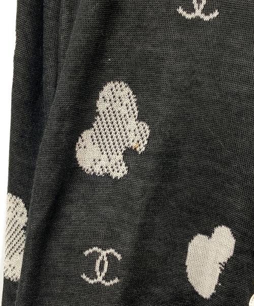 CHANEL（シャネル）CHANEL (シャネル) フラワーフリンジドレス ブラック サイズ:38の古着・服飾アイテム