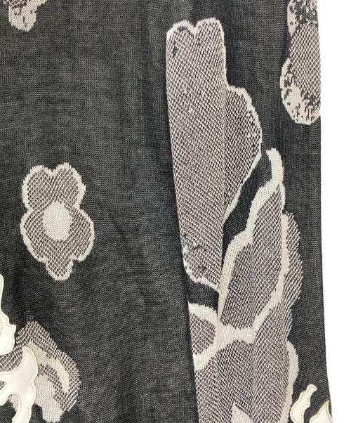 CHANEL（シャネル）CHANEL (シャネル) フラワーフリンジドレス ブラック サイズ:38の古着・服飾アイテム