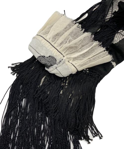 CHANEL（シャネル）CHANEL (シャネル) フラワーフリンジドレス ブラック サイズ:38の古着・服飾アイテム