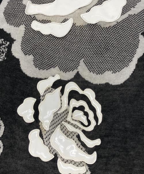 CHANEL（シャネル）CHANEL (シャネル) フラワーフリンジドレス ブラック サイズ:38の古着・服飾アイテム