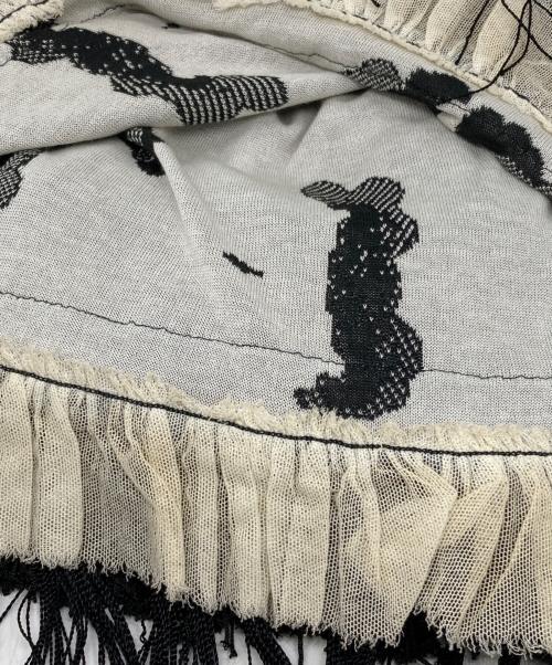 CHANEL（シャネル）CHANEL (シャネル) フラワーフリンジドレス ブラック サイズ:38の古着・服飾アイテム