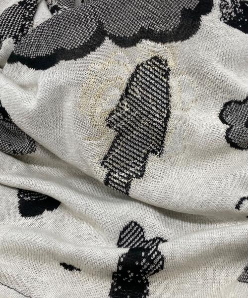 CHANEL（シャネル）CHANEL (シャネル) フラワーフリンジドレス ブラック サイズ:38の古着・服飾アイテム